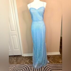 Sophia Thomas light blue evening dress size 10